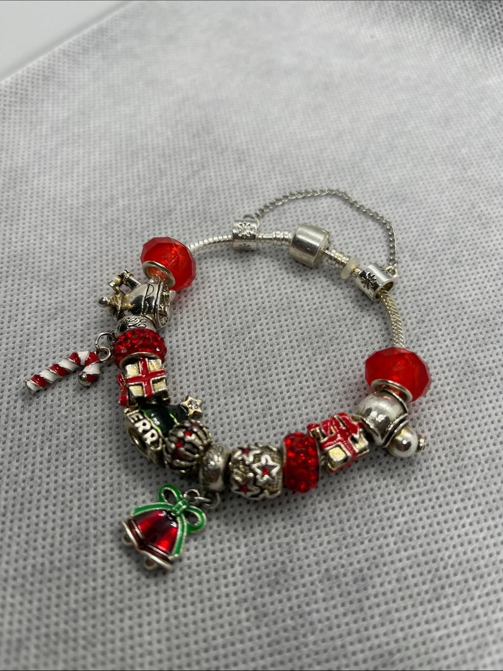 Christmas charm bracelet